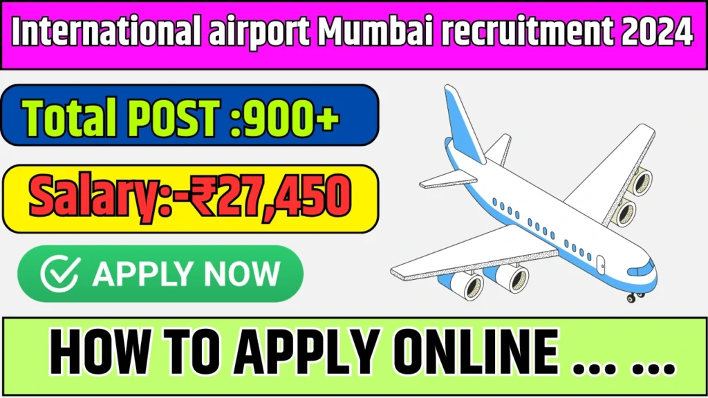 International airport Mumbai recruitment 2024